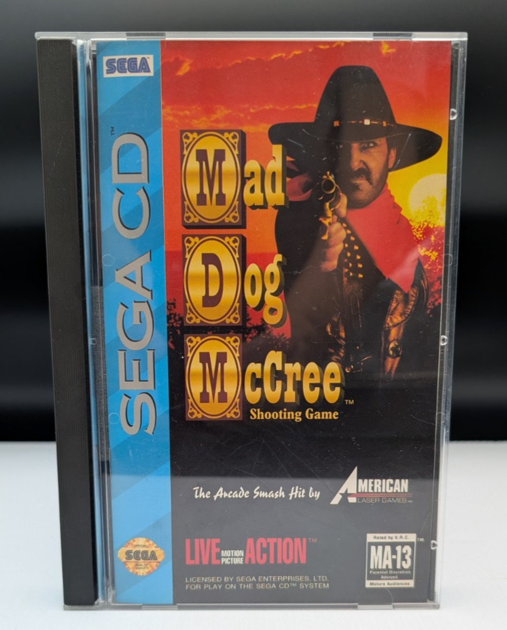 Mad Dog McCree – Sega CD 1993 CIB Complete in Case with Manual